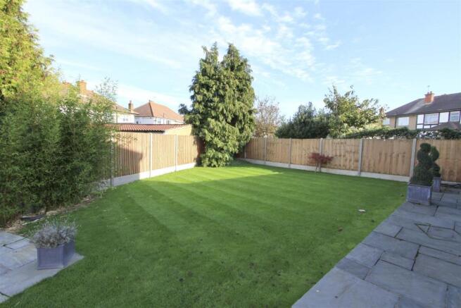 Rear garden