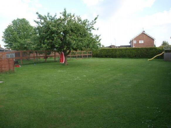 Rear garden