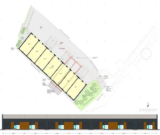 proposed site layout and elevation