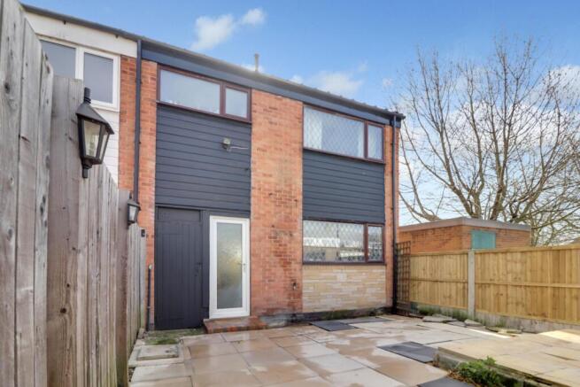 Rear of property