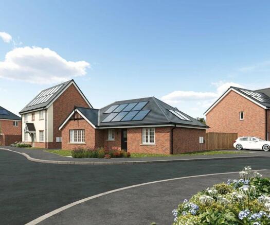2-bed detached on Plot 55, The Barton, Willow Rise, Shrewsbury Road, SY4 3QR, £345,000