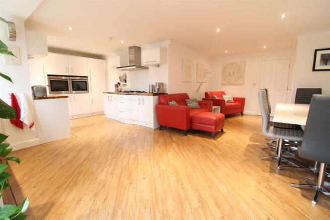 KITCHEN, LIVING & DINING