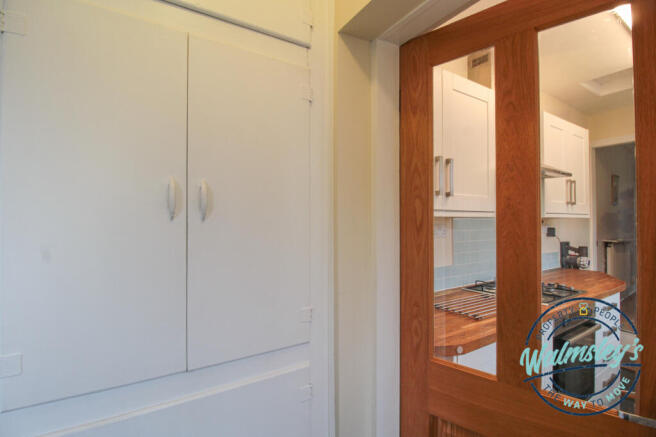Rear lobby storage