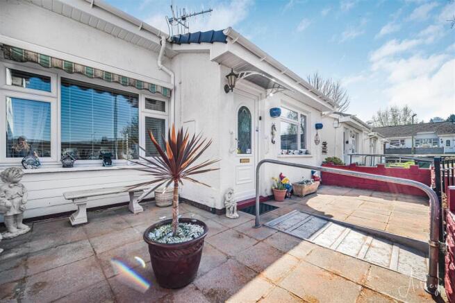 Another view of front of bungalow