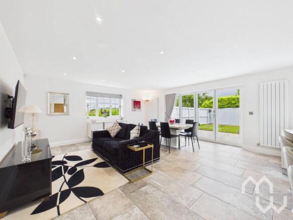 Open plan dining area