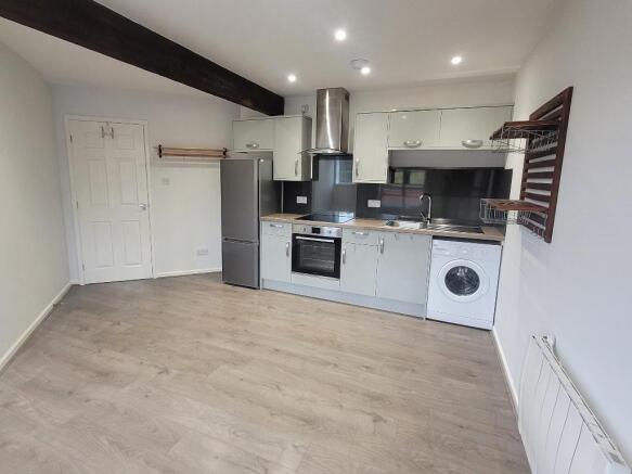 Open plan kitchen/lounge