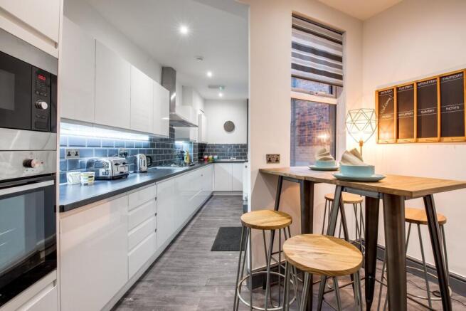Open Plan Kitchen and Living Room