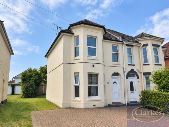 Tidied Cream Terraced House Exterior