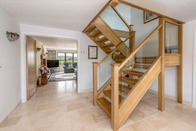 Oak staircase
