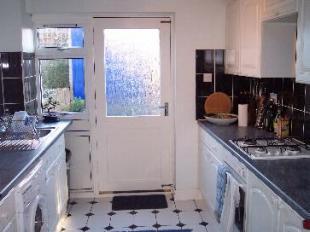 re-fitted kitchen