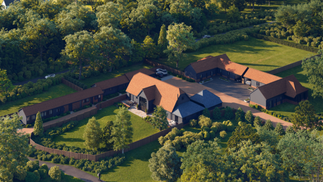 4 bed luxury barn for sale