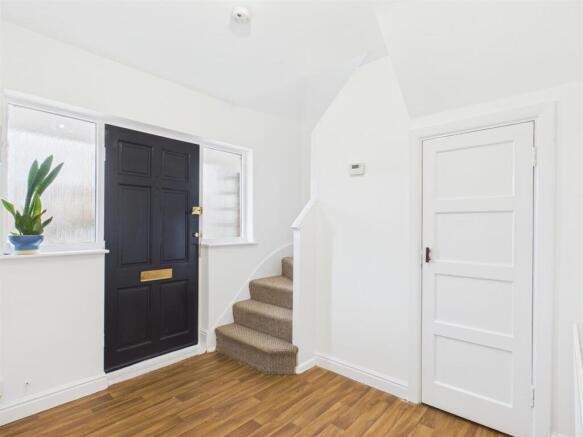 Entrance Hall & Under stair Cupboard