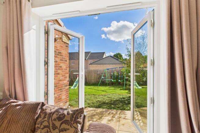 Throw open the patio doors and step straight from 