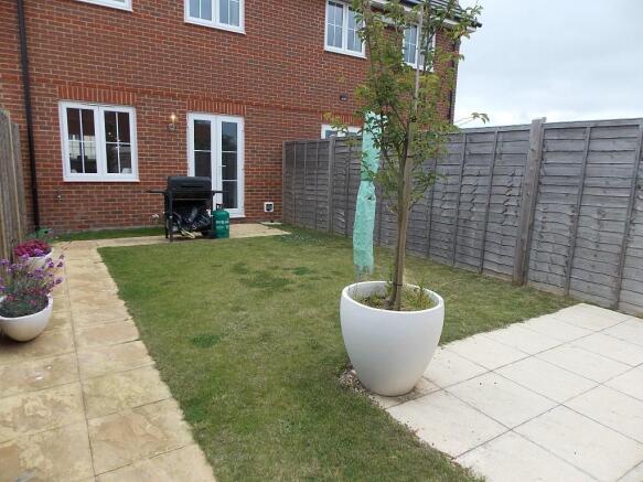 Rear garden