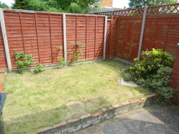 fully enclosed rear garden