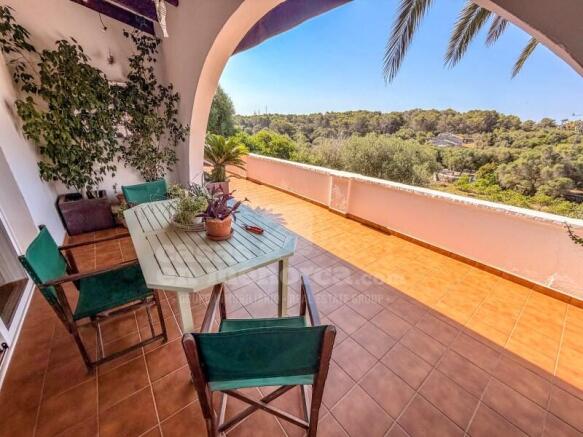 House surrounded by countryside in Cala Santandria
