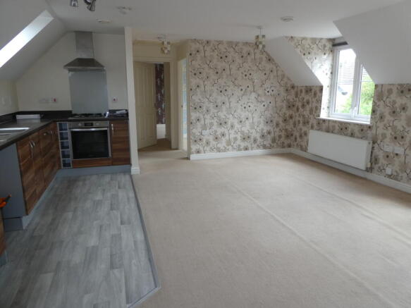 open plan kitchen lounge
