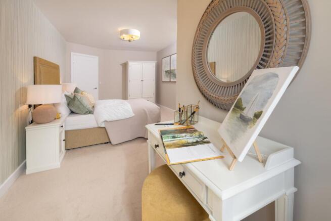 Show home walk-in wardrobe