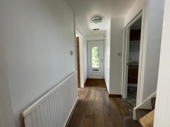 Side double glazed entrance door into: