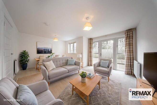 Virtually Staged Lounge