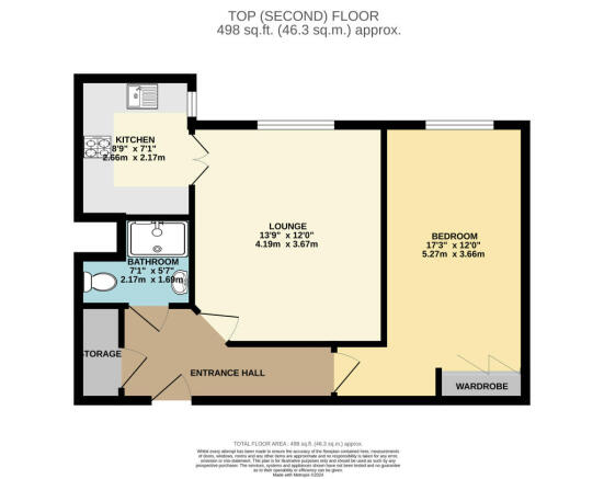 Floorplan - Davies Court, Metcalfe Drive, Romil...