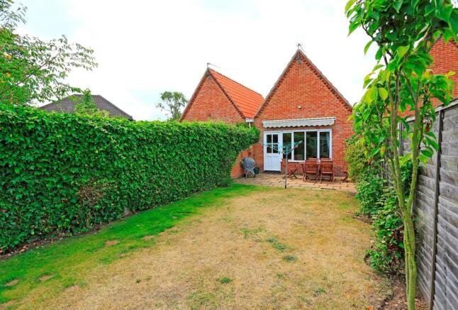 Rear of house