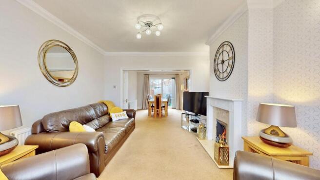 Through Lounge Dining Room