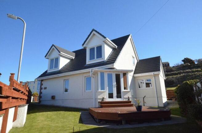 Rear of property