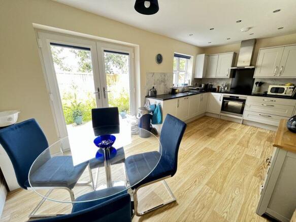 Open plan dining kitchen