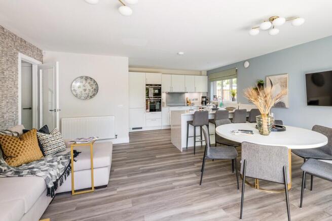 5 bedroom home for sale | family kitchen dining area | cala homes