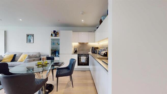 dining room at Royal Crest Avenue For Sale with Ba