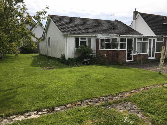 Rear of property