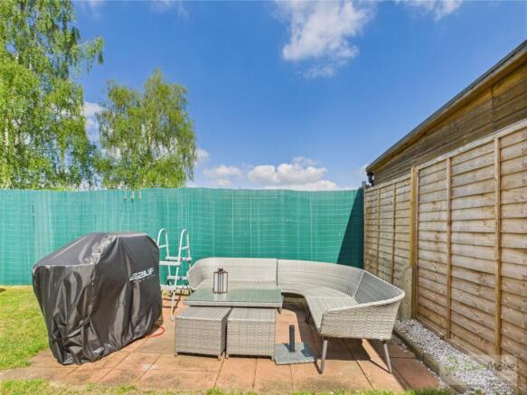 EweMove Mildenhall 11a Sandgalls Drive rear garden