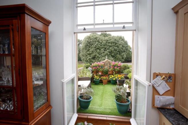 Balcony Overlooking Main Estate