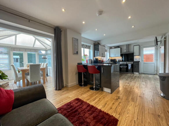 Kitchen, Dining, Family Room