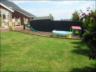 Rear of property