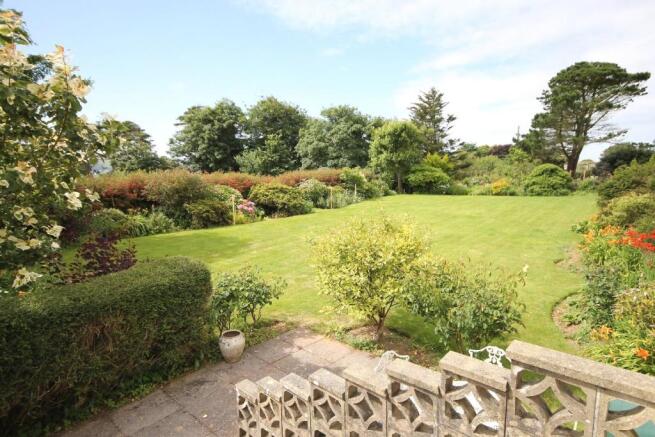gardens from patio