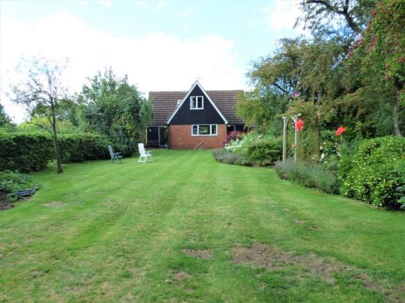 rear of property