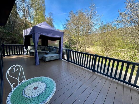 Exterior Wraparound Decking With Countryside Views