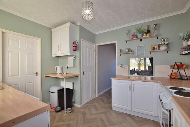 kitchen to dining...