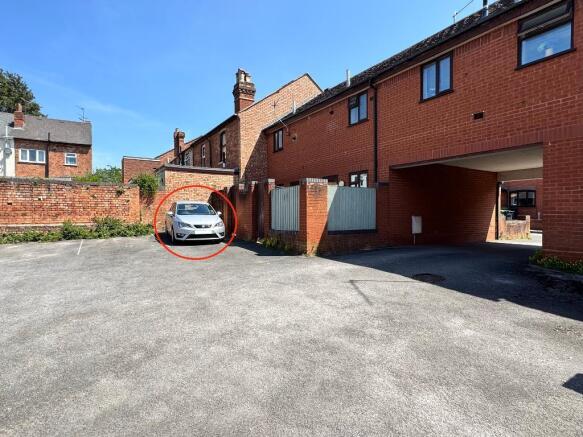 With allocated parking directly outside