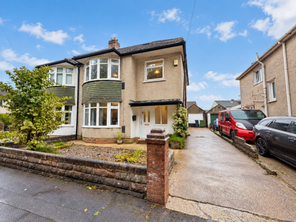 4-bed semi-detached on Coryton Drive, Whitchurch, Cardiff, £420,000