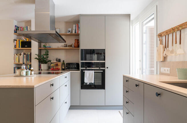 Open designer kitchen