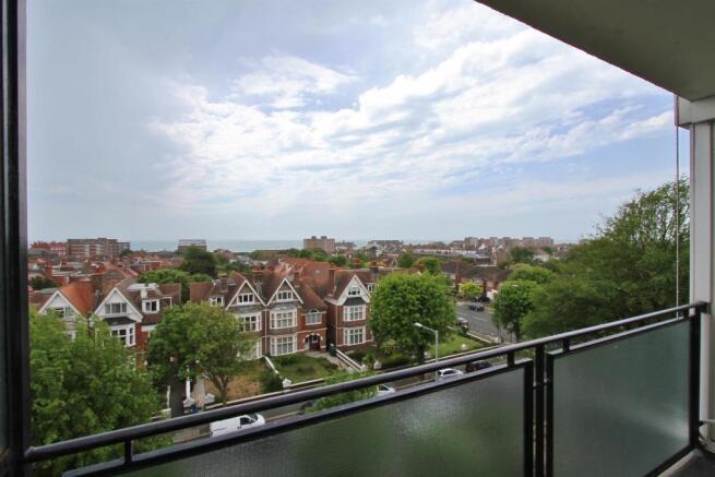 view from balcony