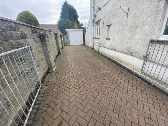 Driveway and garage
