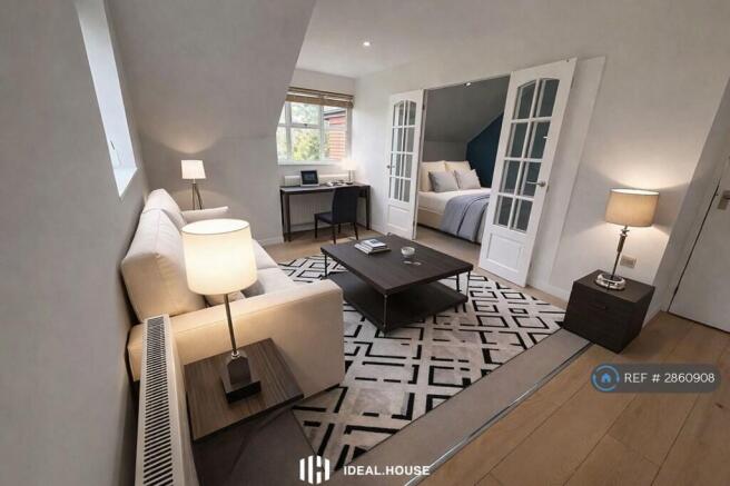 Living Room View 2 (Ai Staged Furnished)