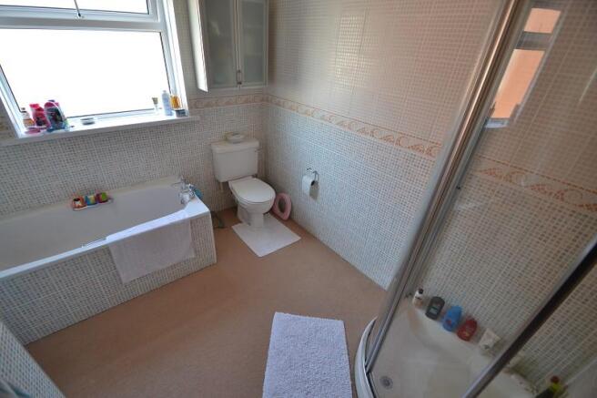Family bathroom/shower room