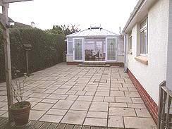 Rear patio