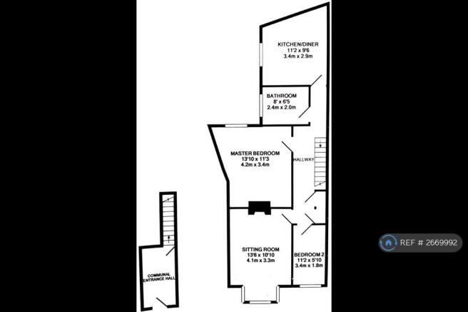 Upstairs - Sitting Room Is Now Bedroom