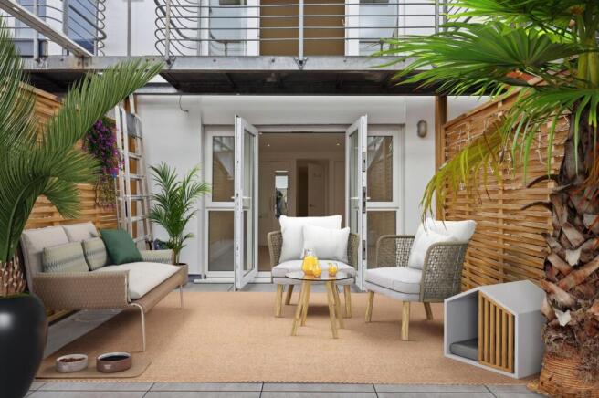 Private Patio Garden